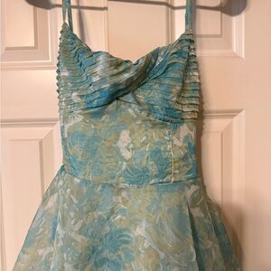 Hello Molly Turquoise and Lime Dress